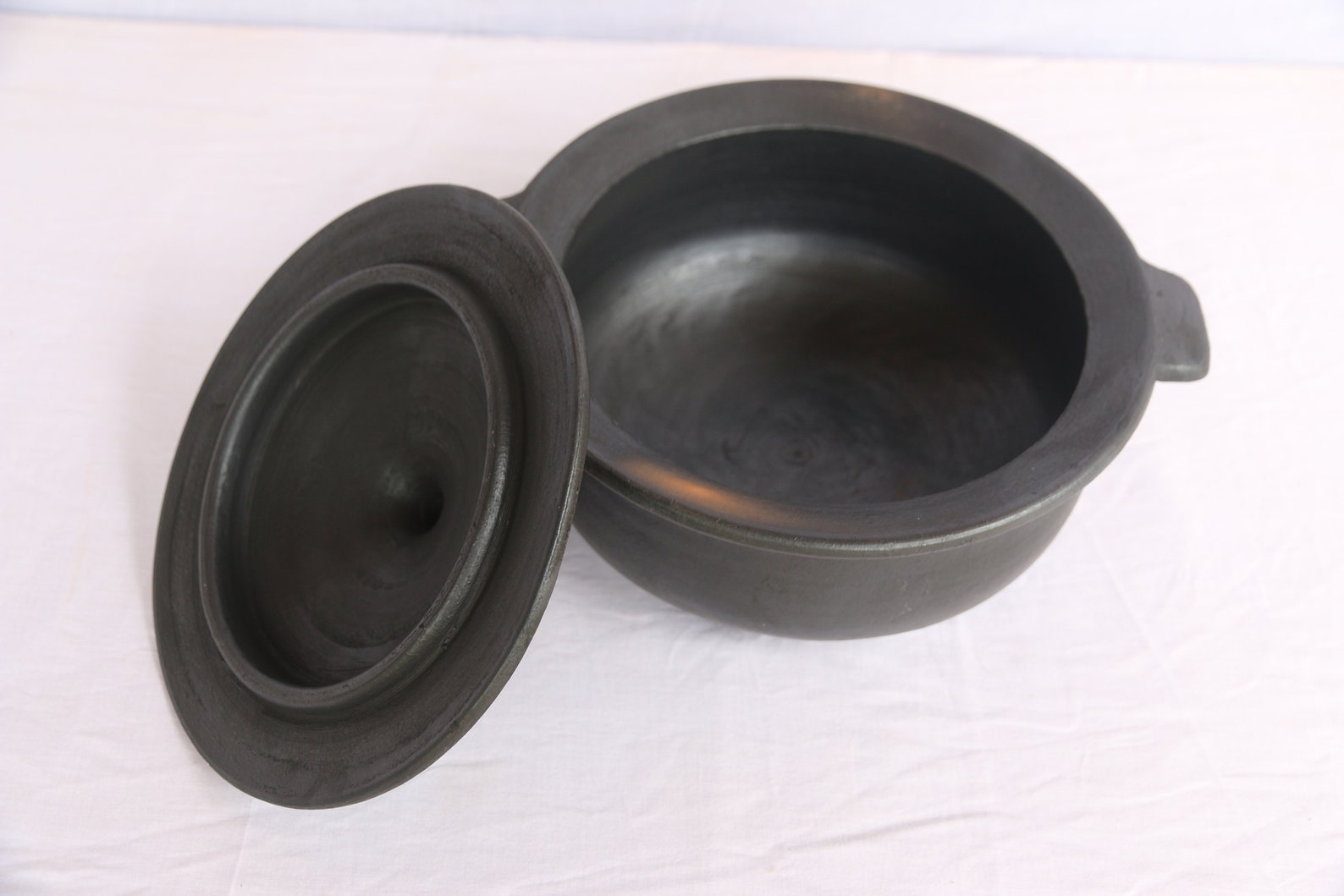 Black Earthen Cooking Pot Etsy