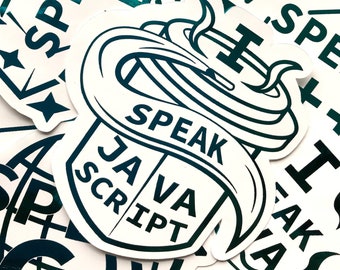 Programming languages - Technology Stickers - computer science  - programmer laptop stickers - coding gift - gifts for developers - STEM