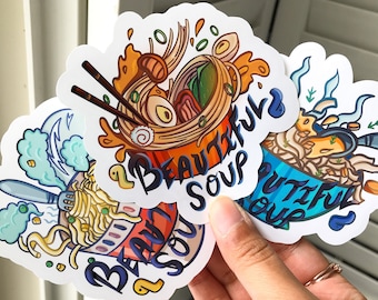 Beautiful Soup Stickers - Python Laptop stickers - computer science - web Developer - coding stickers - vinyl waterproof - programmer gifts