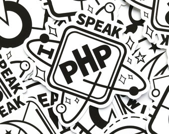 Programming languages Pt 2- Technology Stickers - computer science  - swift for programmers- Go lang programming - C programming - PHP