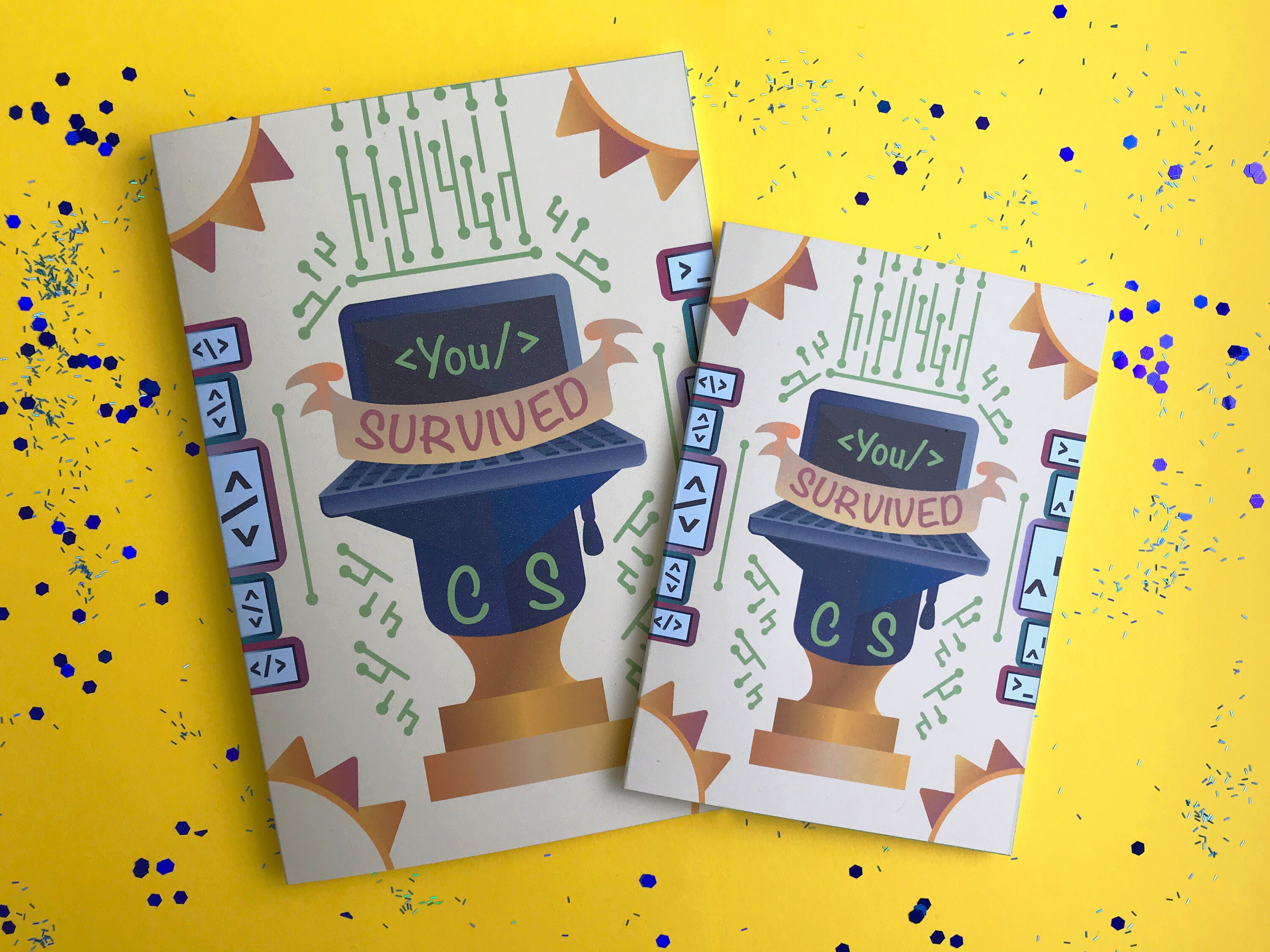 College Graduation Card Computer Science Graduation Gifts Etsy