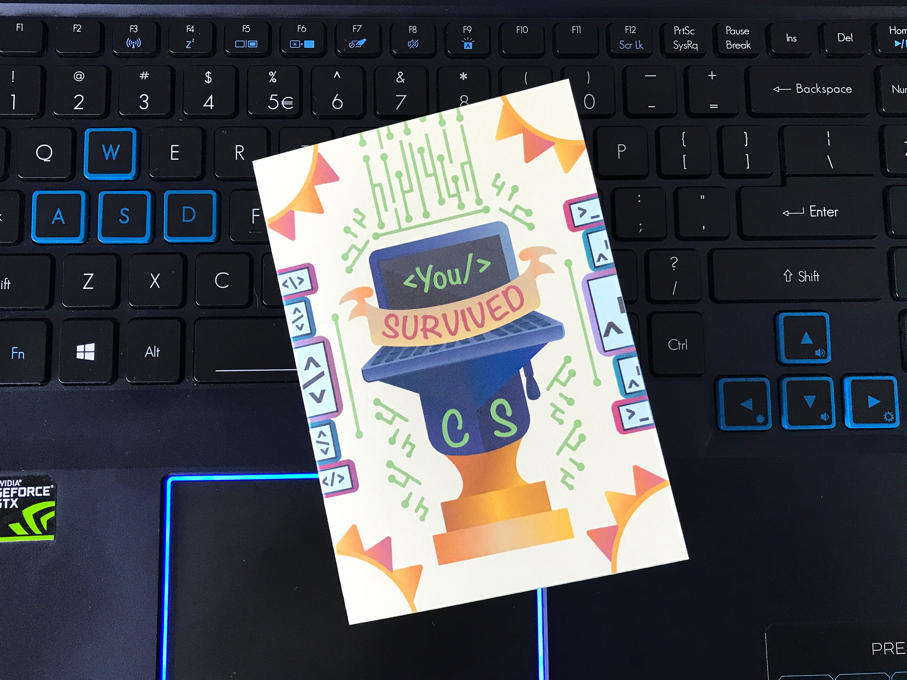 College Graduation Card Computer Science Graduation Gifts Etsy