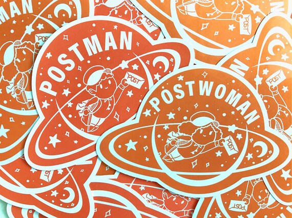 Postman / Postwoman Sticker – Programmer - Coder - Tech Laptop Decal - Computer Science Sticker