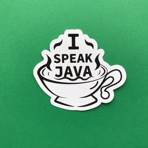 Programming languages - Technology Stickers - computer science - programmer laptop stickers - coding gift - gifts for developers - STEM Java