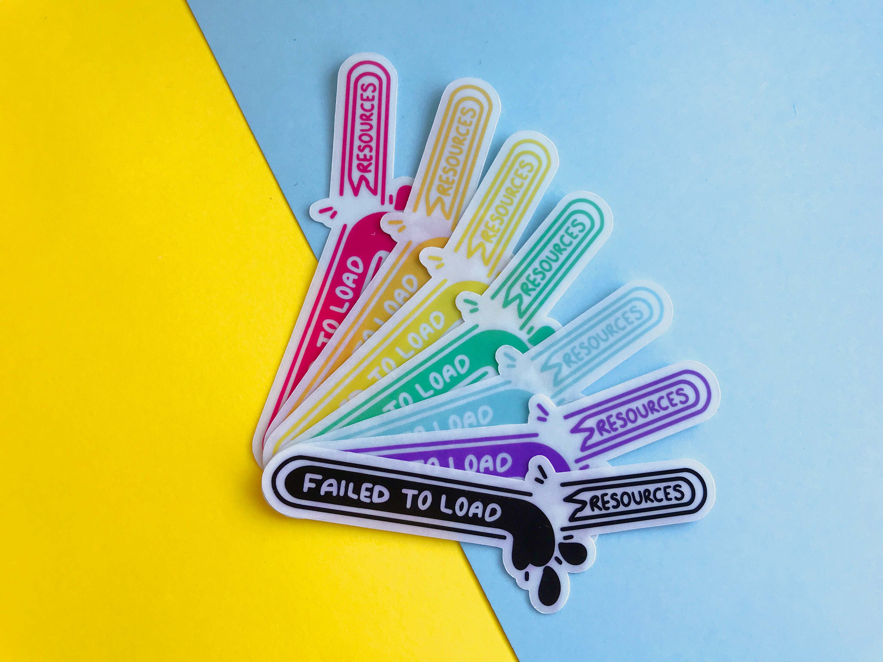 Missing Page Loading Sticker Failed to Load Progress Bar-transparent Stickers-bullet Journal ...