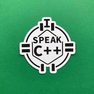 Programming languages - Technology Stickers - computer science - programmer laptop stickers - coding gift - gifts for developers - STEM C++