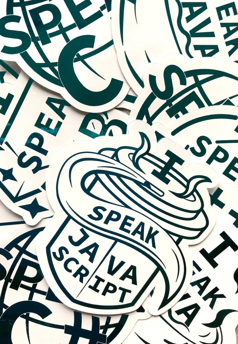 Programming languages - Technology Stickers - computer science - programmer laptop stickers - coding gift - gifts for developers - STEM image 1