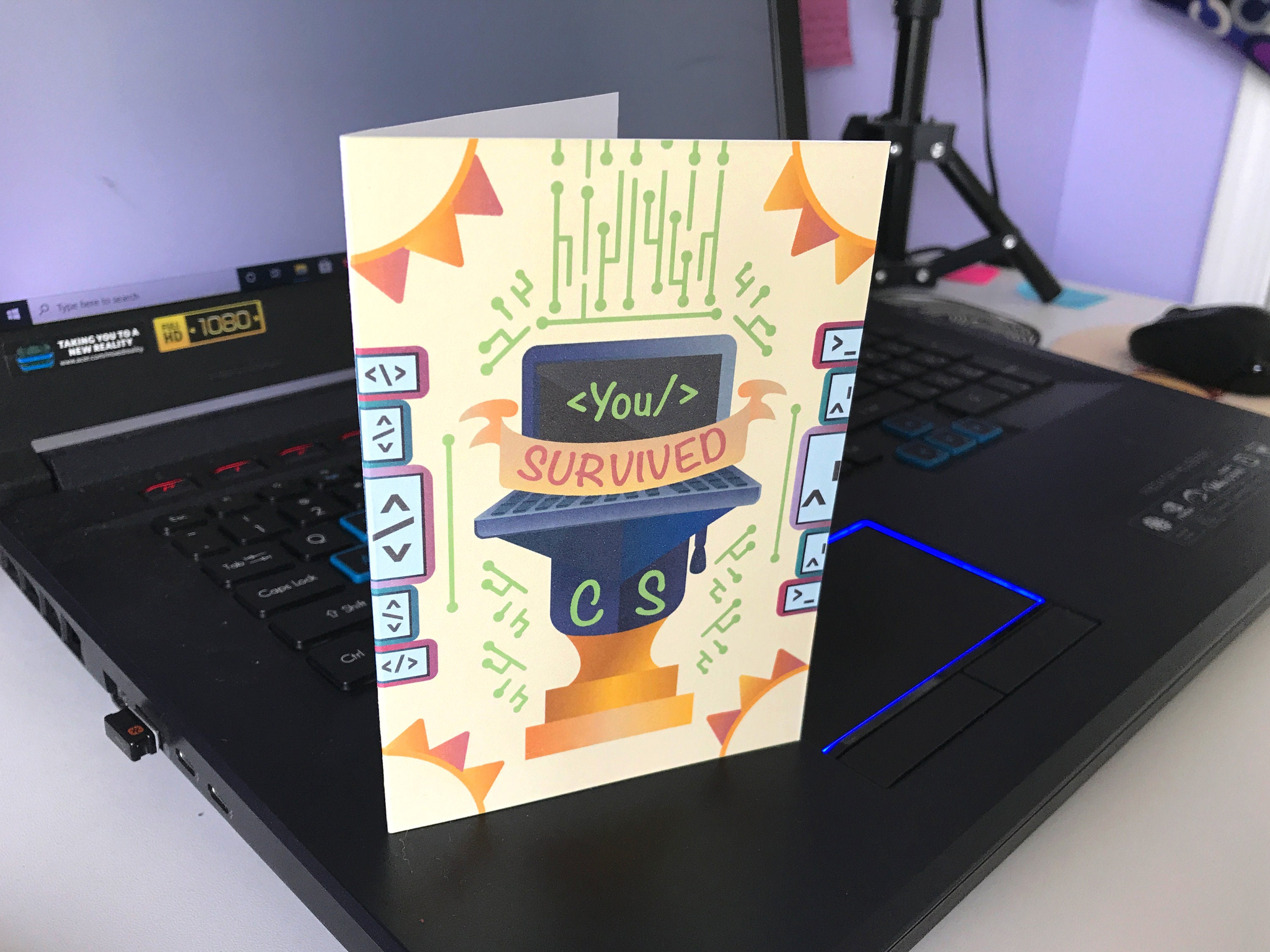 College Graduation Card Computer Science Graduation Gifts Etsy
