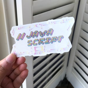 HTML - CSS - Javascript - Transparent Stickers - Coding Stickers ...