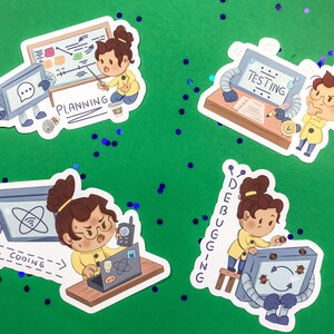 Coding Buddies - Computer Science Sticker Pack - Programming Laptop ...