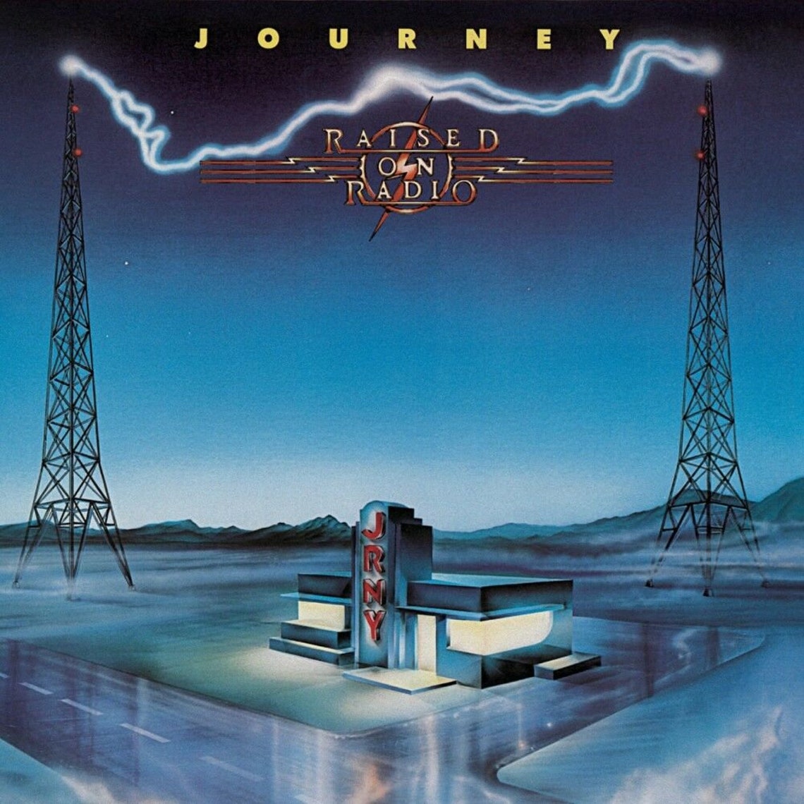 Journey Raised On Radio Album Cover Poster 24 X 24 inch image 0