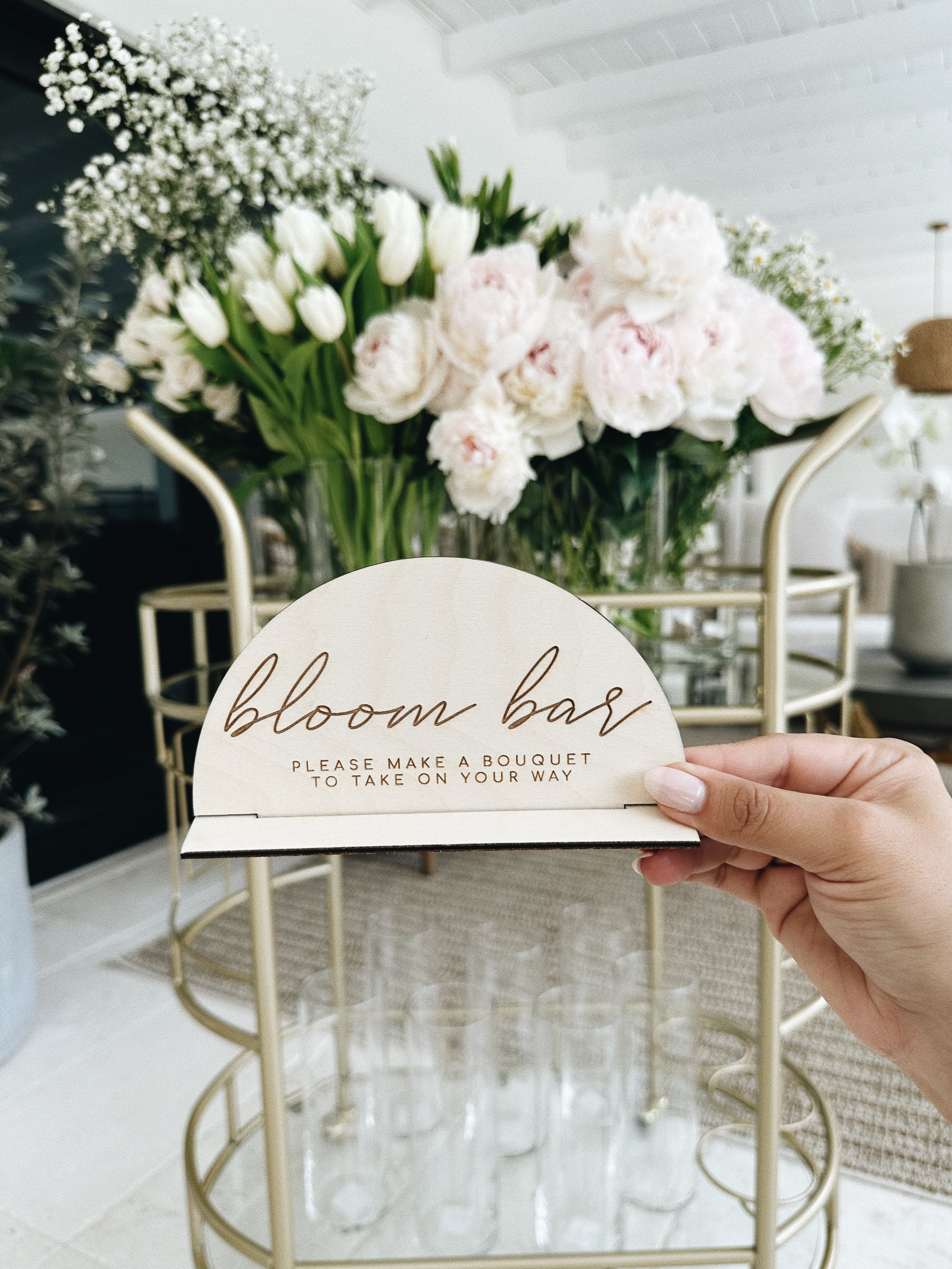 Wooden Buffet Food Name Sign Party Food Tag Shower Food Etsy