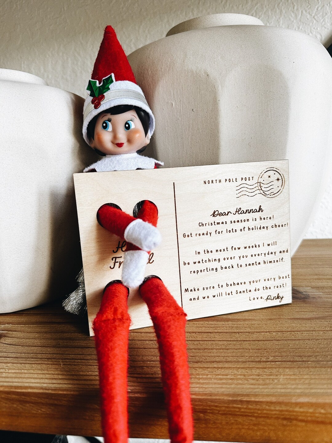 Elf Message Board Elf on Shelf Tradition Vintage Etsy