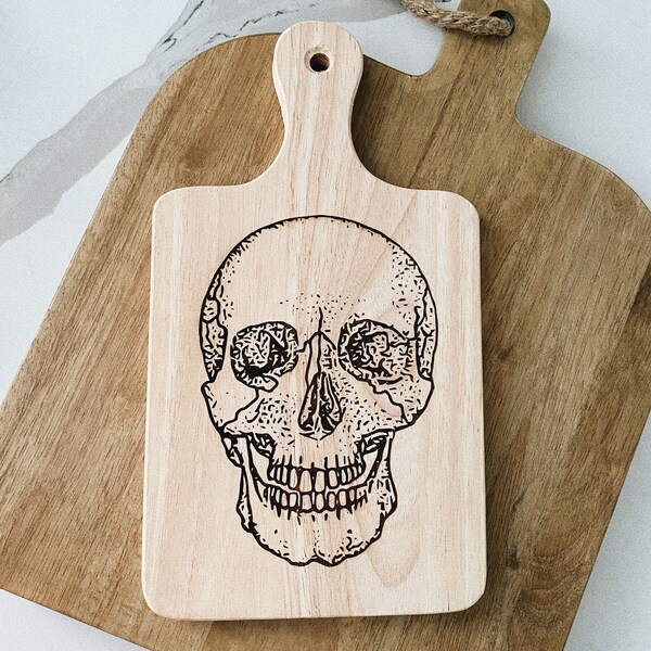 Skeleton Cutting Board - Etsy