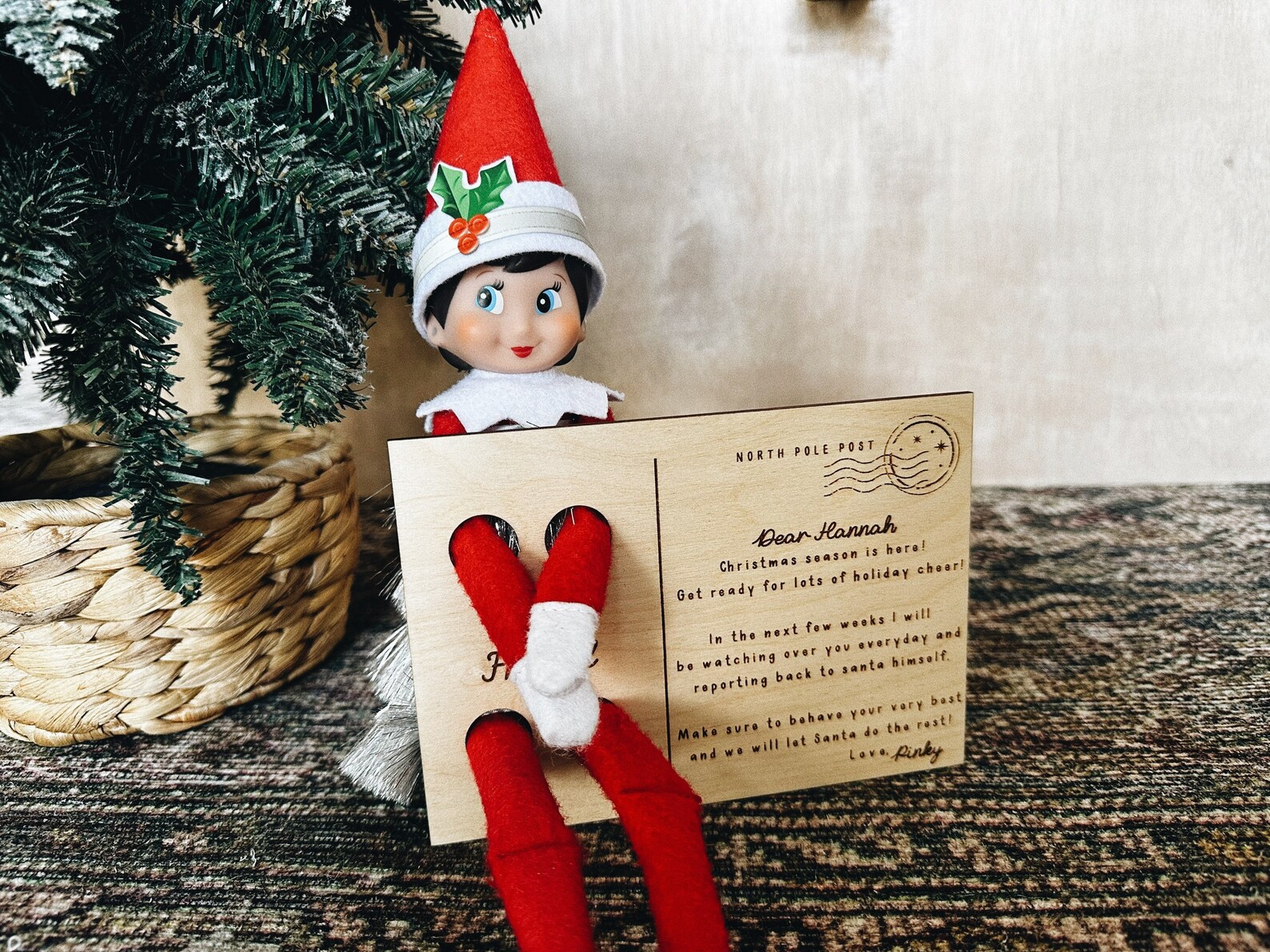 Elf Message Board Elf on Shelf Tradition Vintage Etsy