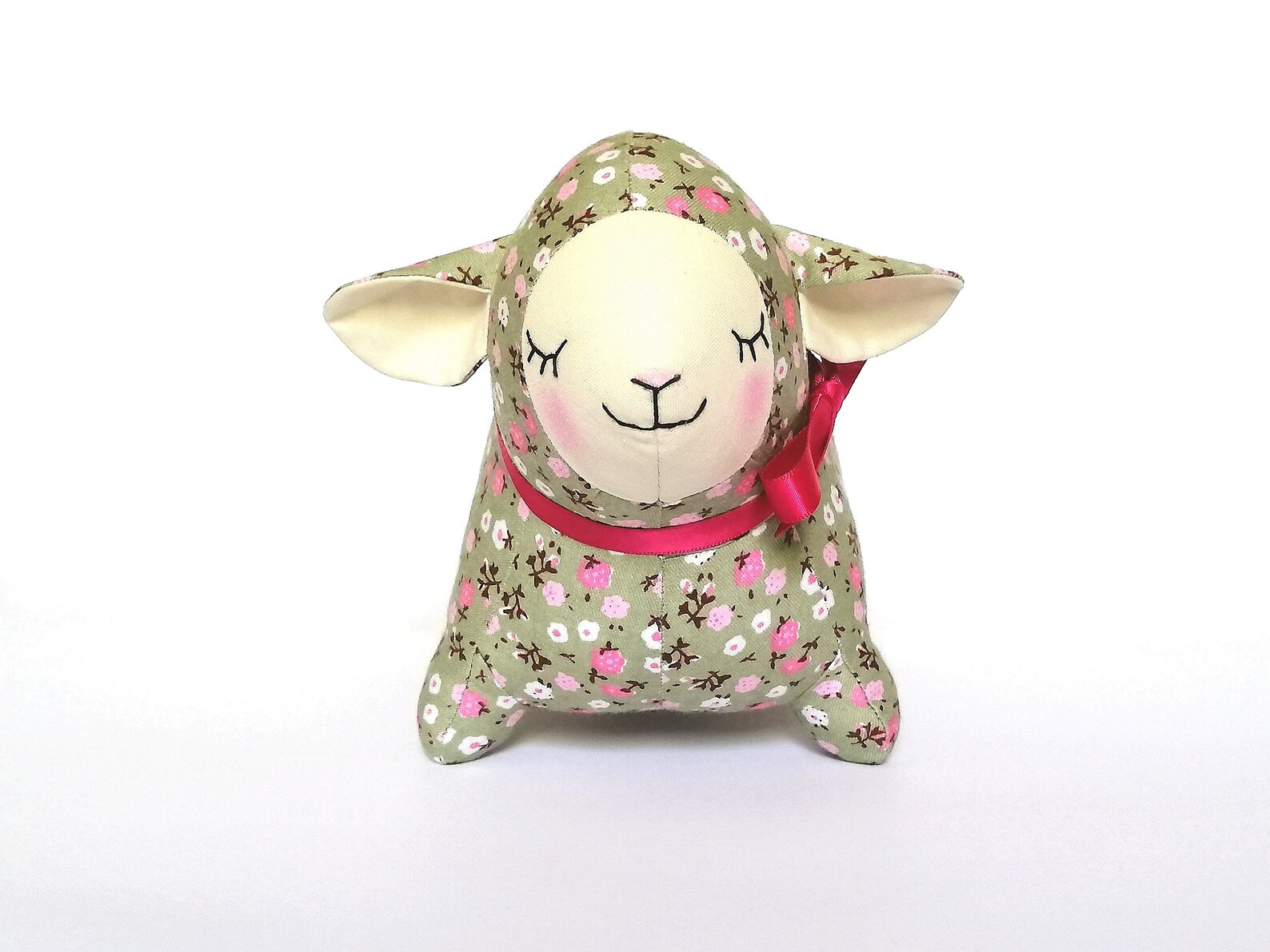 Lamb Stuffed Animal is Unusual Gift for Kid and Playroom Decor - Etsy