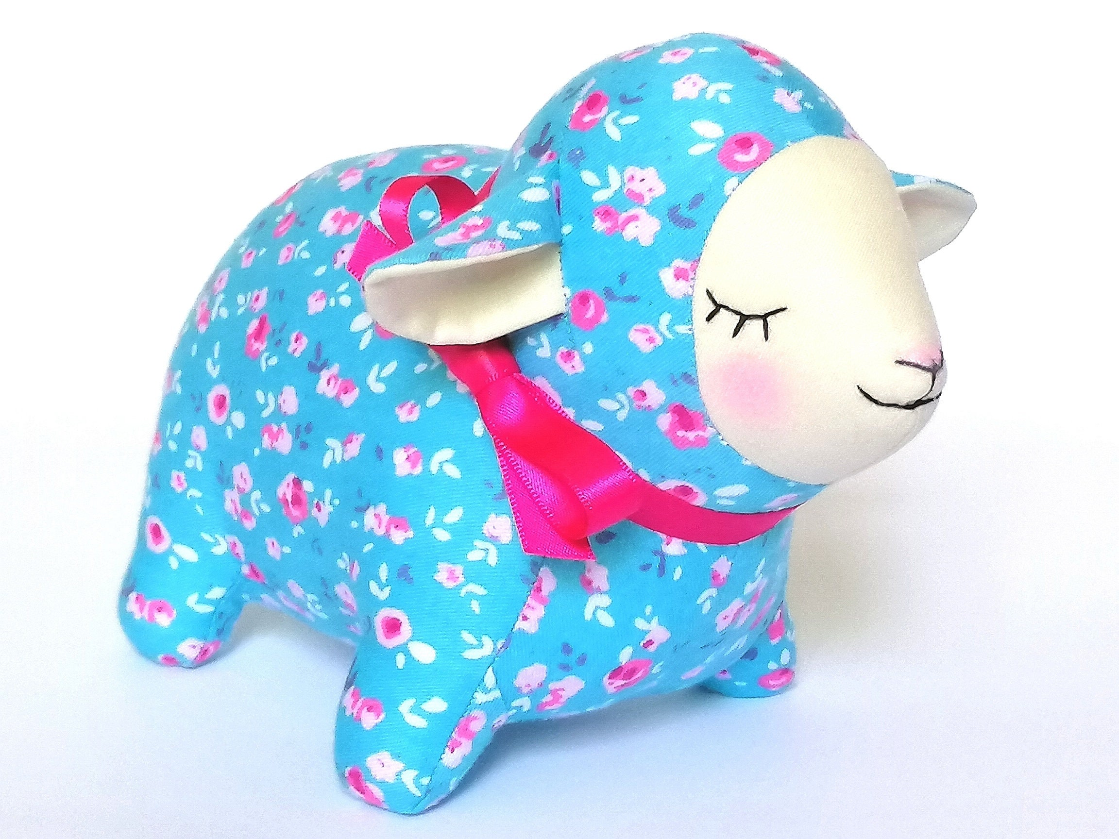Lamb Stuffed Animal is Unusual Gift for Kid and Playroom Decor - Etsy