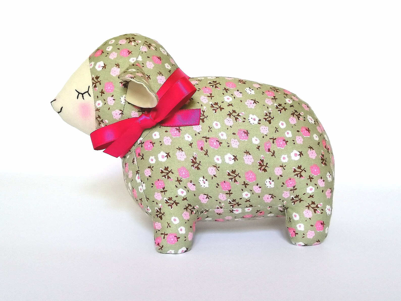 Lamb Stuffed Animal is Unusual Gift for Kid and Playroom Decor - Etsy