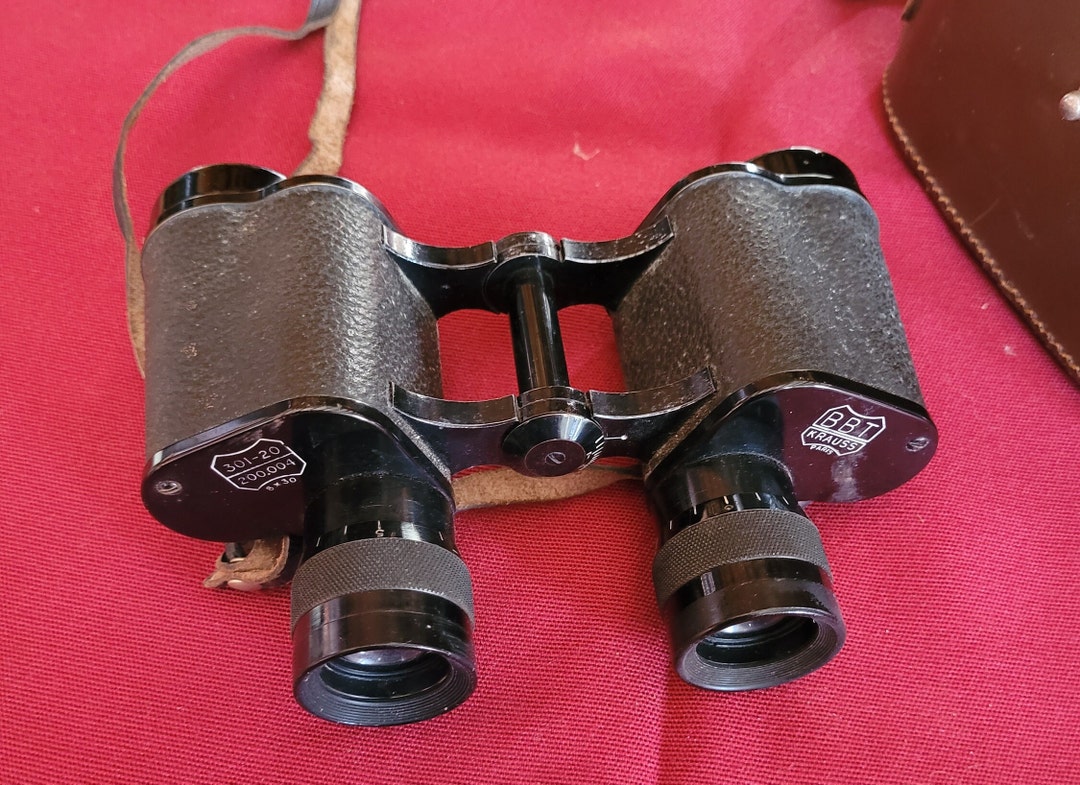 Vintage Binoculars BBT Krauss Paris France 30120 Milli Etsy