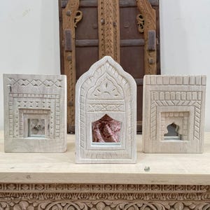 Old Indian Temple Mirror / Reclaimed Mirror / Antique Furniture / Home Decor / #templemirror #indiantemplemirror / Wall Hanging Mirror Frame