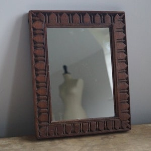 Old Indian Vintage Mirror , Reclaimed Mirror, Antique Furniture, Home Decor (Mirror Frame)