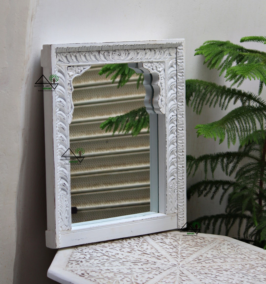 Wooden Mirror Frame / Indian Arch Frame / Arch Mirror Frame