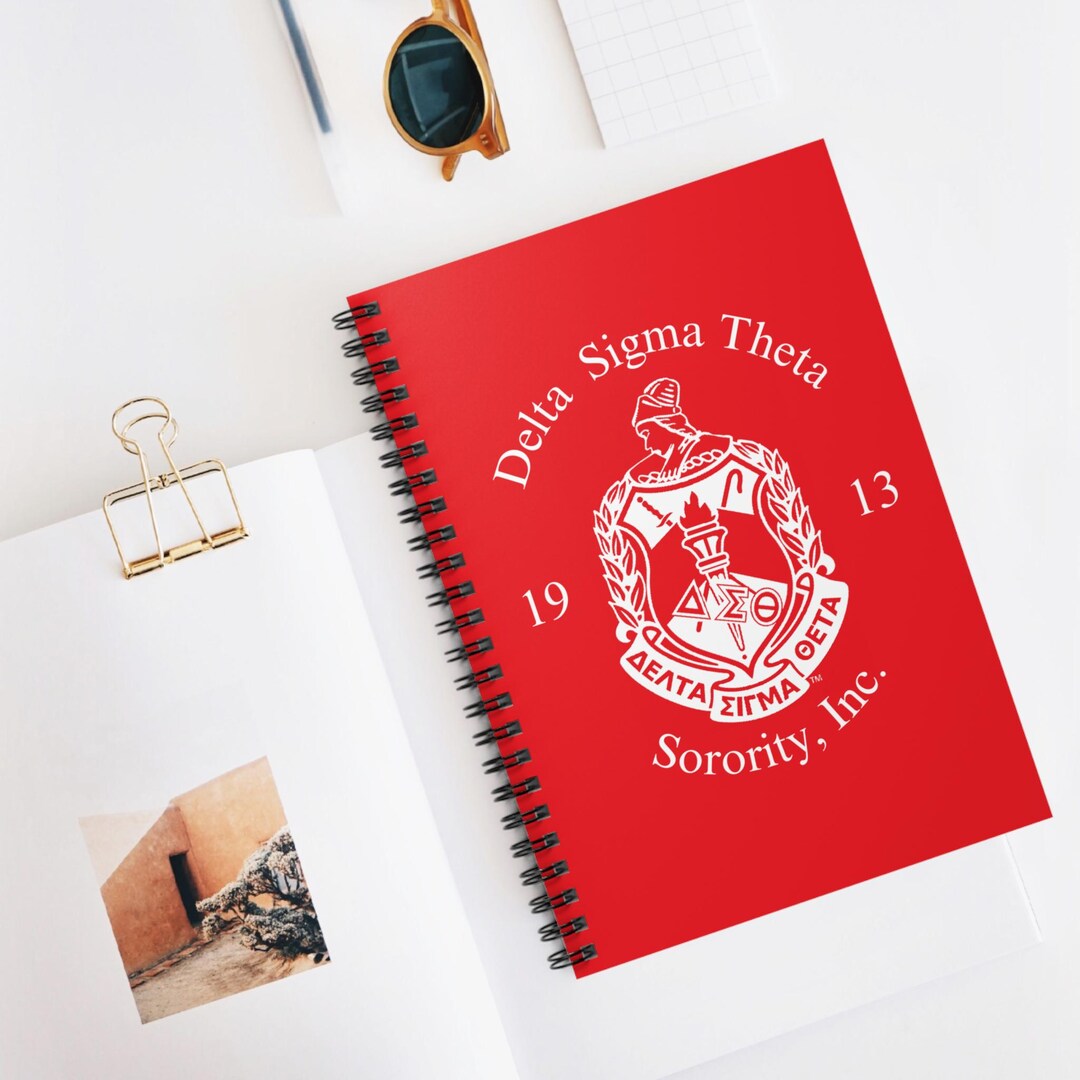 Delta Sigma Theta Sorority, Inc. 1913, Spiral Journal Etsy