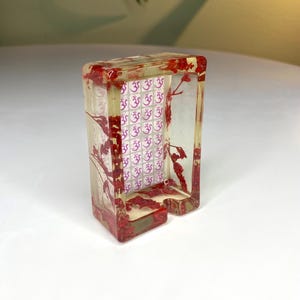 Om LSD Blotter Paper e Flower Novelty piccolo posacenere, vassoio per fumatori psichedelico e psichedelico, decorazione spirituale buddista boho per fumo