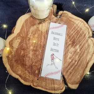 Baseball Boys Do It Better Bookmark