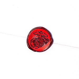 US Marine Corps Wachssiegel selbstklebend, Wachssiegel selbstklebend, USMC Hochzeitseinladung Siegel, Schälen und aufkleben Wachssiegel, Umschlag Siegel