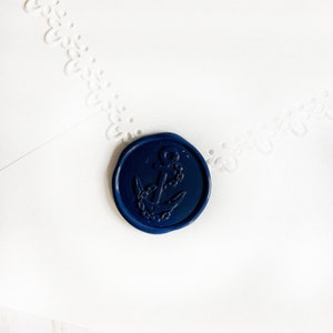 Navy Blau US Navy Hochzeit Wachs Siegel Aufkleber, selbstklebendes Wachs Siegel, Militärhochzeitseinladung Siegel, Schälen und aufkleben Wachssiegel, Umschlag Siegel