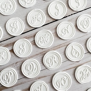 Personalized Calligraphy Initials Wax Seals – sealingwaxstamp