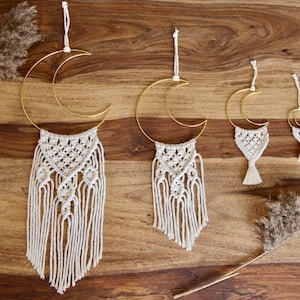 Macrame wall hanging &quot;Luna&quot;