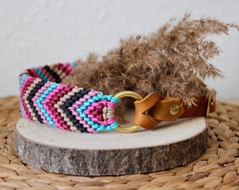 Paracord collar | Dog collar | INDIANA PINK