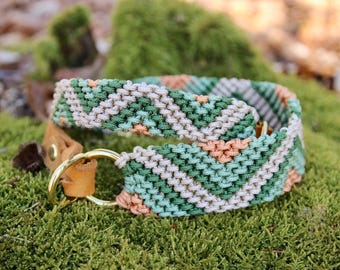 Collare in paracord | Collare in paracord per cani | Look avocado | Collare regolabile | Amore avocado