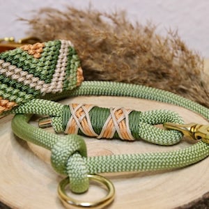 Paracord collar & leash AvocadoLove image 3