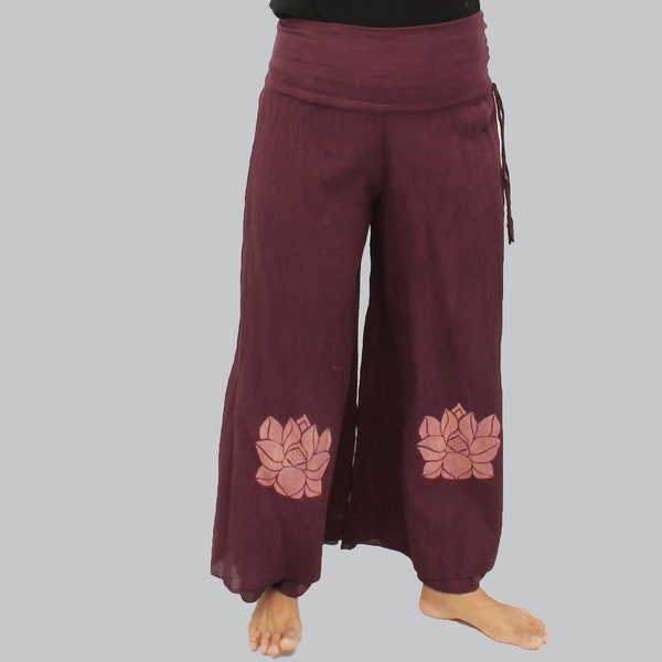 Gabby Gaucho Pants (BLACK Multi-Color)