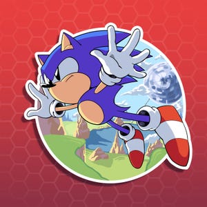 Sonic CD Sticker - Little Planet