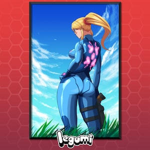 Metroid - Zero Suit Samus Peaceful Planet Poster