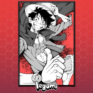 Manga Luffy - One Piece Poster