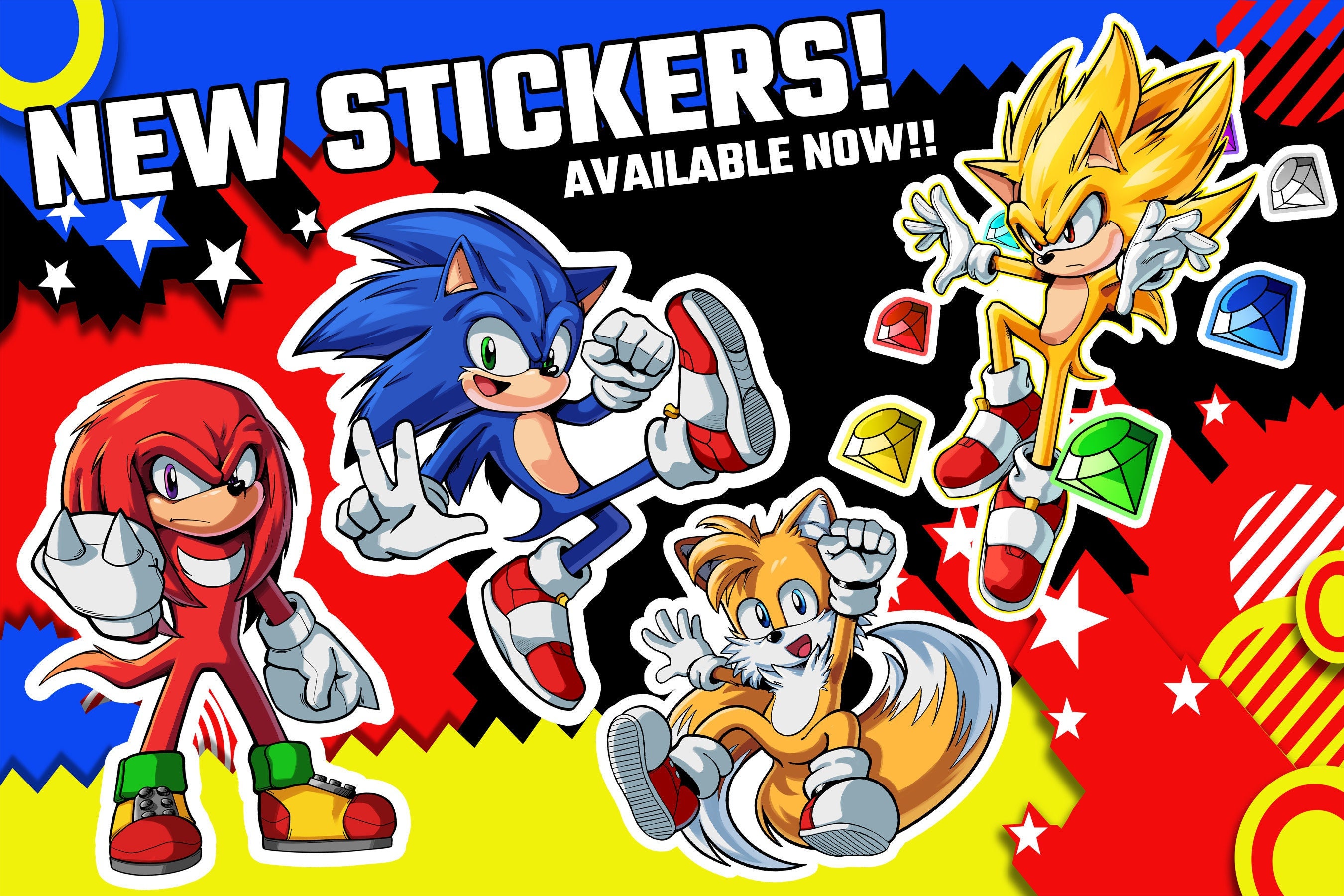 Buy Sonic the Hedgehog Team Chaotix Stickers Online in India 