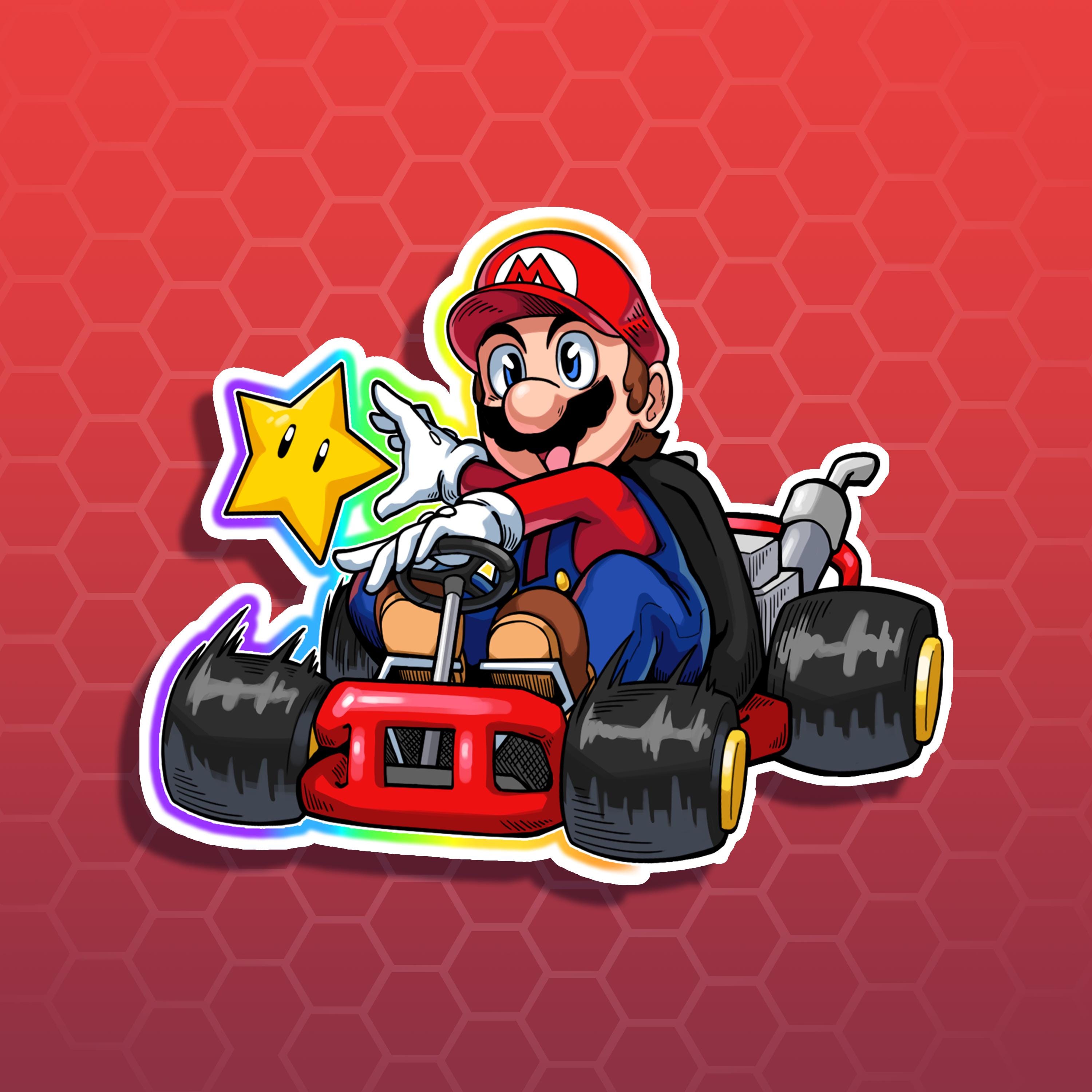 Mario kart deluxe decal - Etsy 日本
