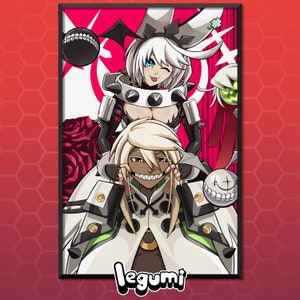 Elphelt and Ramlethal Valentine (and Jack-O) - Guilty Gear Xrd Rev2 Poster