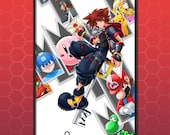Sora 4 Smash - Kingdom Hearts X Smash Bros. Poster - Etsy