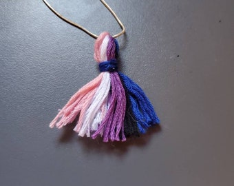 Genderfluid Tassel Necklace