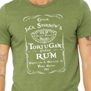 Jack Sparrow's Tortugan Rum, Pirate's of the Caribbean Shirt, Disney Pirate Shirt, Disney Men's shirt, Rum Shirt, Jack Sparrow Shirt, Pirate