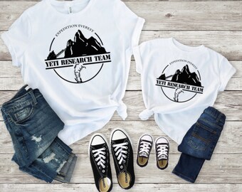Expedition Everest Yeti Research Team Shirt, Disney Expedition Everest Shirt, Disney Yeti Shirt, Animal Kingdom Shirt, Disney Family Shirts