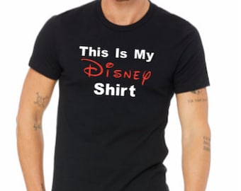 This Is My Disney Shirt, Men's Disney Shirt, Teen Boy Disney Shirt, Disney Vacation Shirt For Boys, Disney Family Matching Tshirts