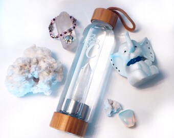 Crystal Quartz Water Bottle