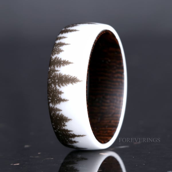 Mens Wood Ring - Etsy